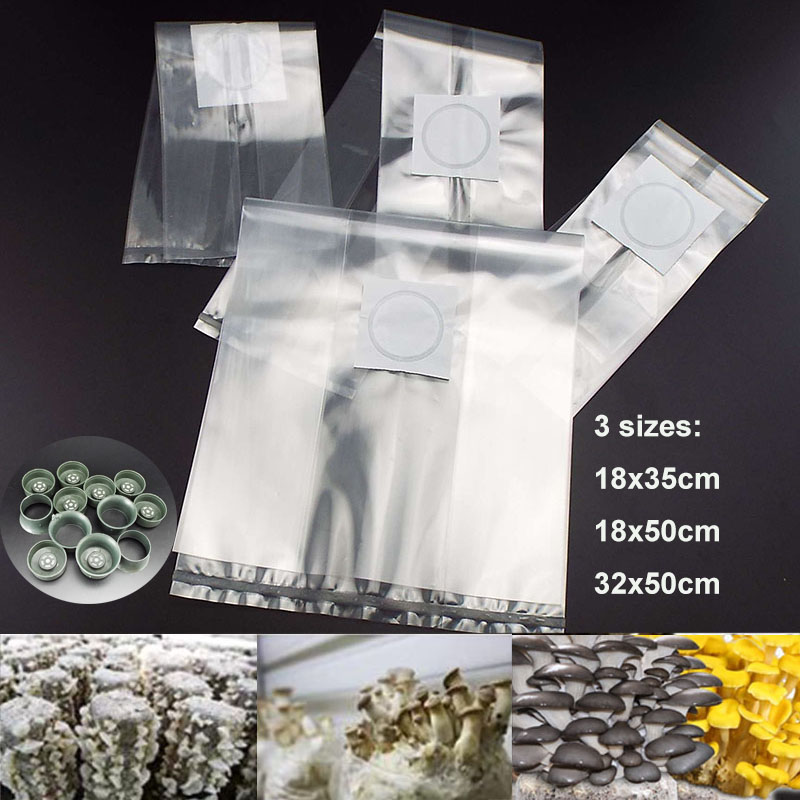 Mushroom Spawn Bag - 10x18x35 cm 50 cm champignon Spawn