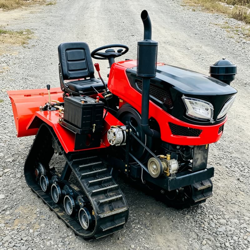 Agriculture Farming Equipments - Mini-tracteur rotatif sur chenilles personnalisé, très