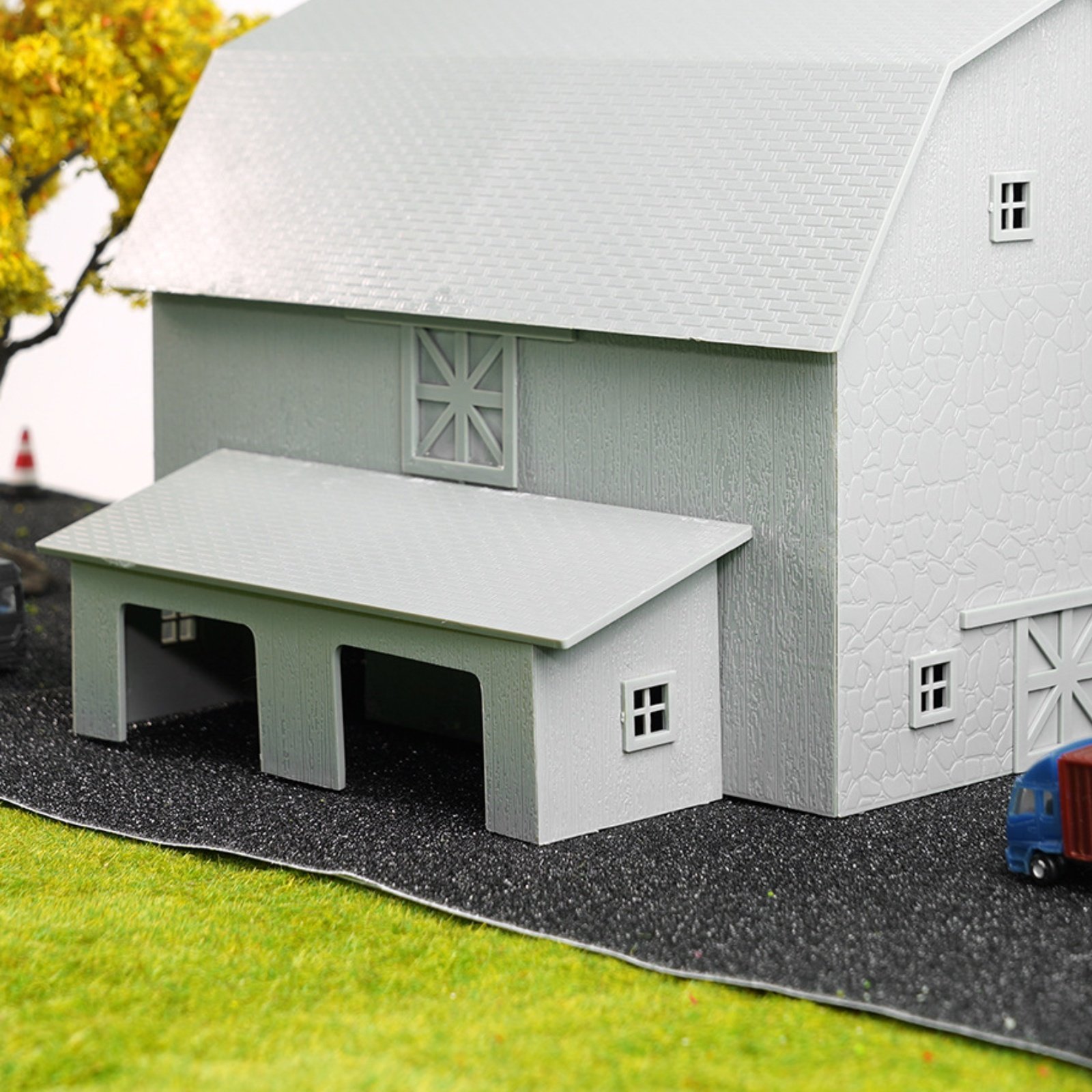 Farming & Agriculture Word Stacks - Maquette de bâtiment agricole 1:87, grange