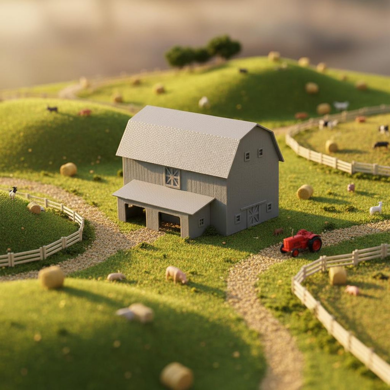 Maquette de bâtiment agricole  - Farming & Agriculture Word Stacks avis et prix